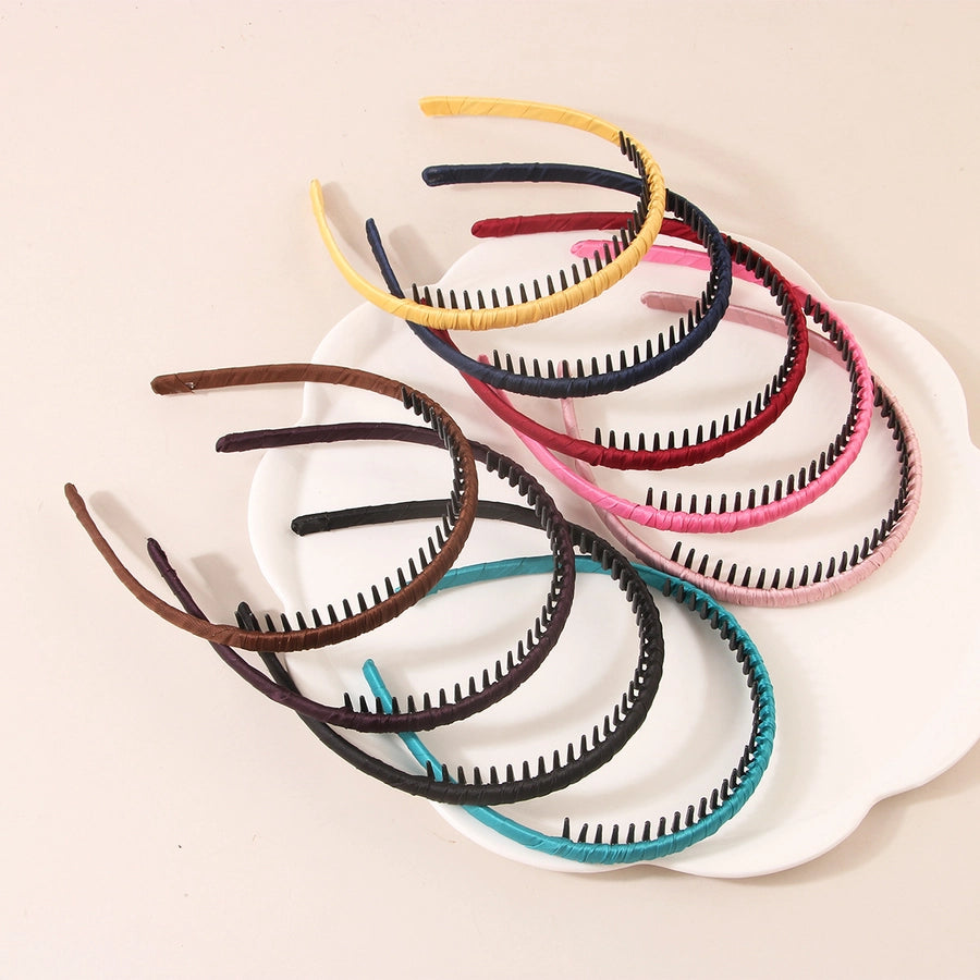 Hot-selling Basic Bangs Broken Hair Band Wash Face Pressure Hair Non-slip Toothed Broken Flower Hair Band Summer Women's Hair Accessories