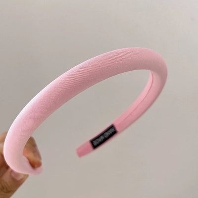 Women's Casual Simple Style Solid Color Cloth Handmade Hair Band