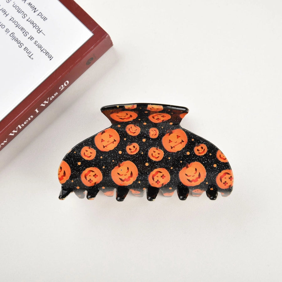 lady pumpkin spider ghost arylic hair claws