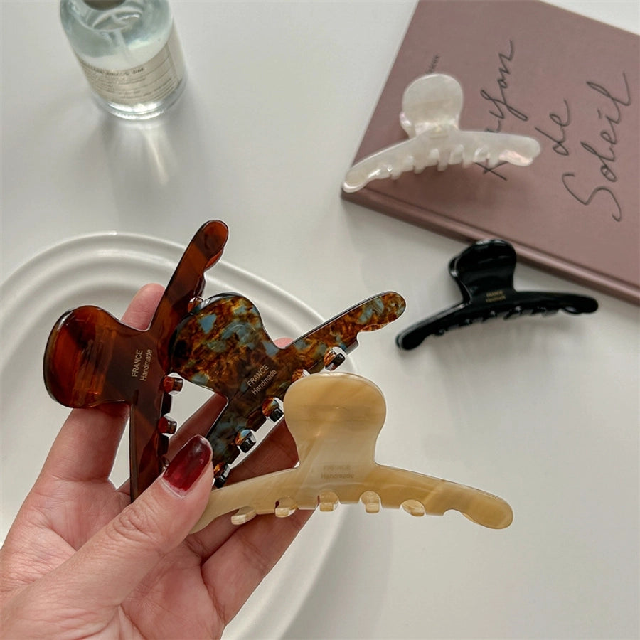 Women's Simple Style Classic Style Solid Color Acetic acid sheets Hair Claws