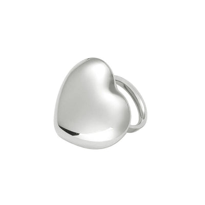Jewelry Elegant Cute Heart Shape 304 Stainless Steel 18K Gold Plated Rings