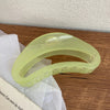Women's Elegant Streetwear Geometric Acetic acid sheets Hair Claws