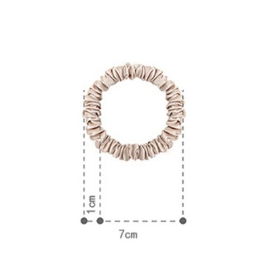 Women's Simple Style Solid Color 100%  Silk Hair Tie