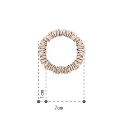 Women's Simple Style Solid Color 100%  Silk Hair Tie