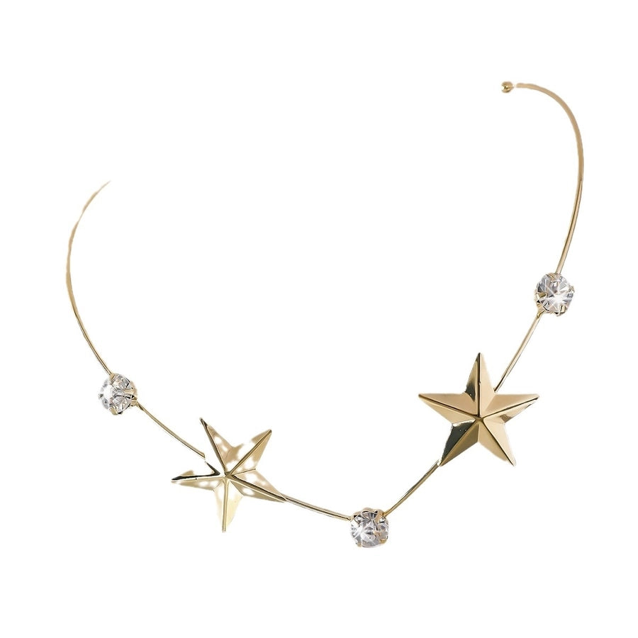 Women's Sweet Simple Style Geometric Leaves Iron Plating Hair Band