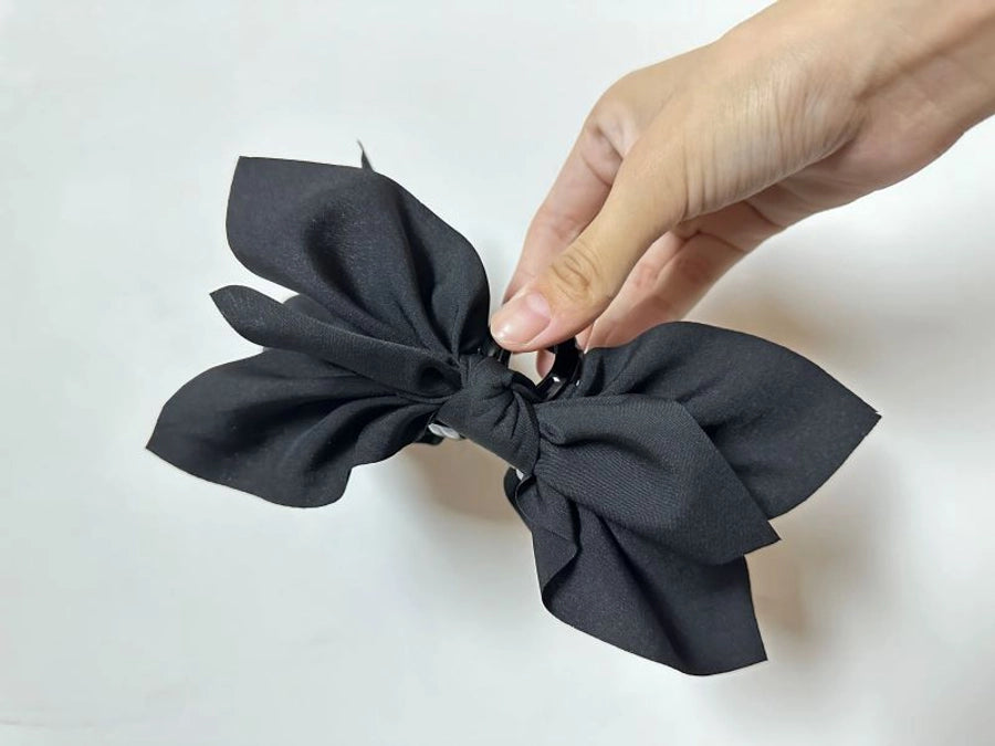 Women's Simple Style Bow Knot Cloth Hair Claws