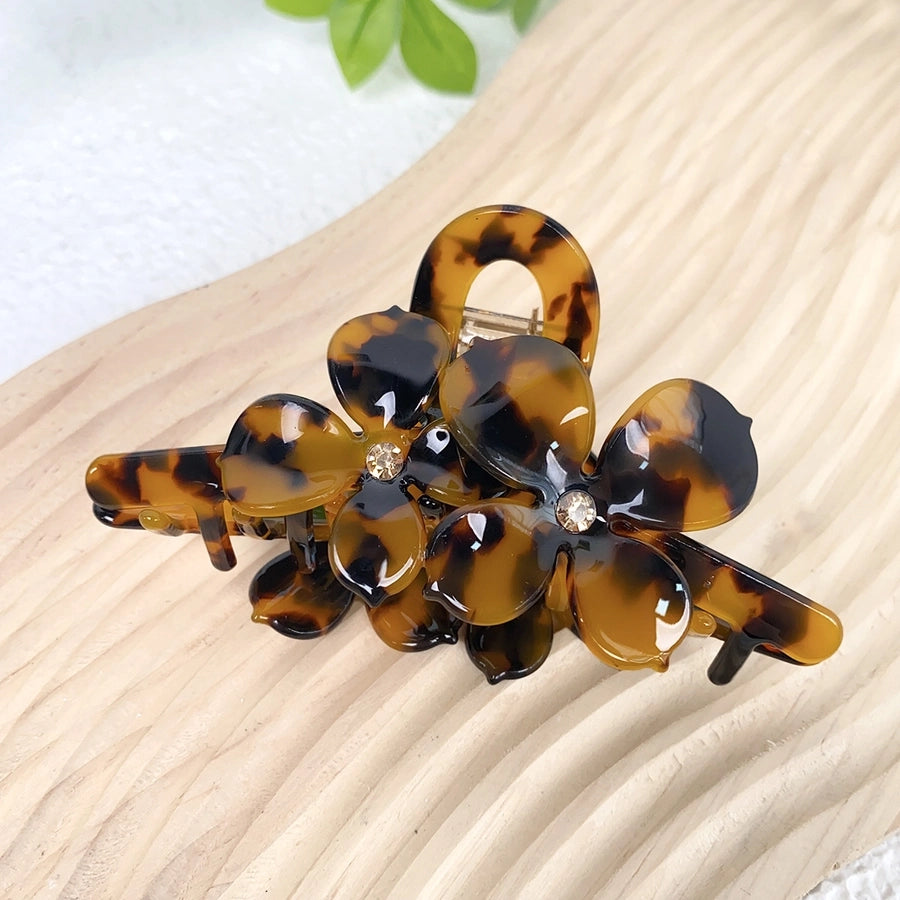 Women's Sweet Color Block Acetic acid sheets Hair Clip