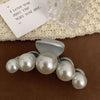 classic style solid color plastic hair claws