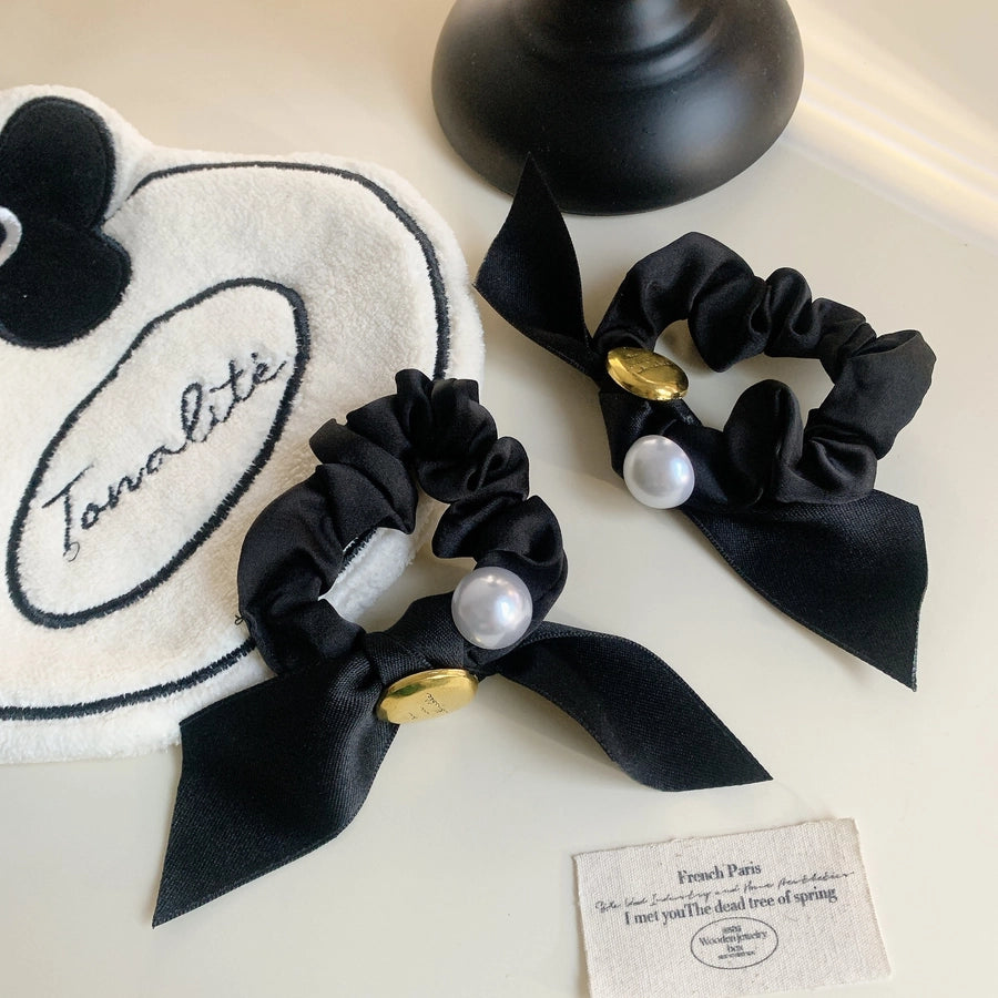 Women's Casual Simple Style Streetwear Bow Knot Cloth Hair Tie