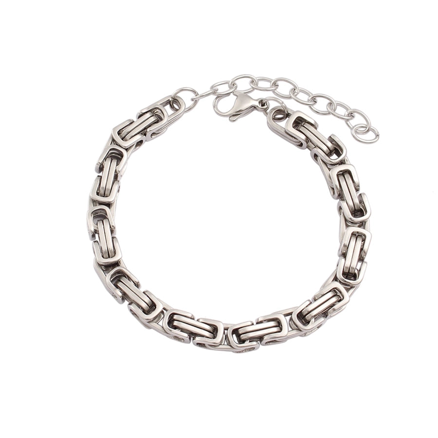 Jewelry Hip-Hop Commute Geometric 667 Stainless Steel Bracelets Necklace