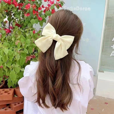 Women's IG Style Korean Style Bow Knot Cloth Hair Clip