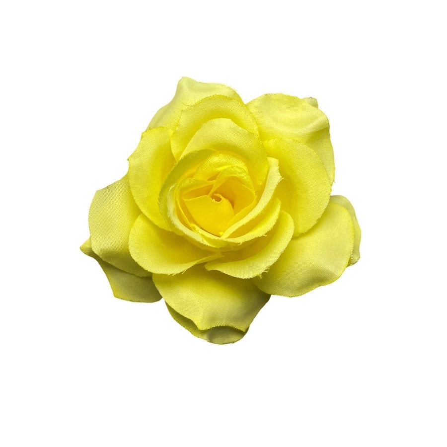 red rose flower hair clip prom party simulation flowers corsage bride 11cm hair card