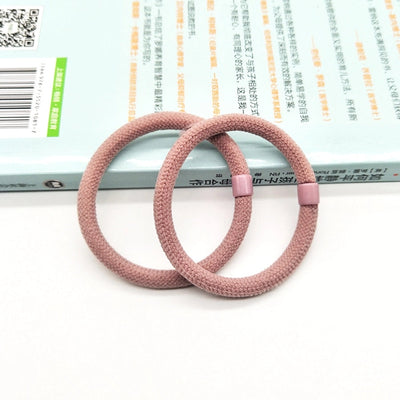 fashion solid color cloth hair tie