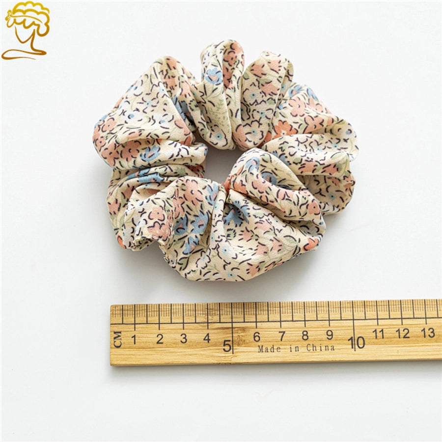 fashion flower cloth hair tie 1 piece
