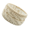 plus velvet knitted hair band wool color dot yarn headband variegated warm hair accessories autumn and winter twist ear protection headband