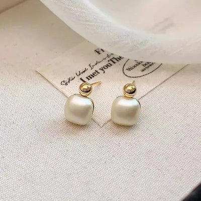1 Pair Elegant Lady Geometric Heart Shape Plating Alloy Drop Earrings Ear Studs