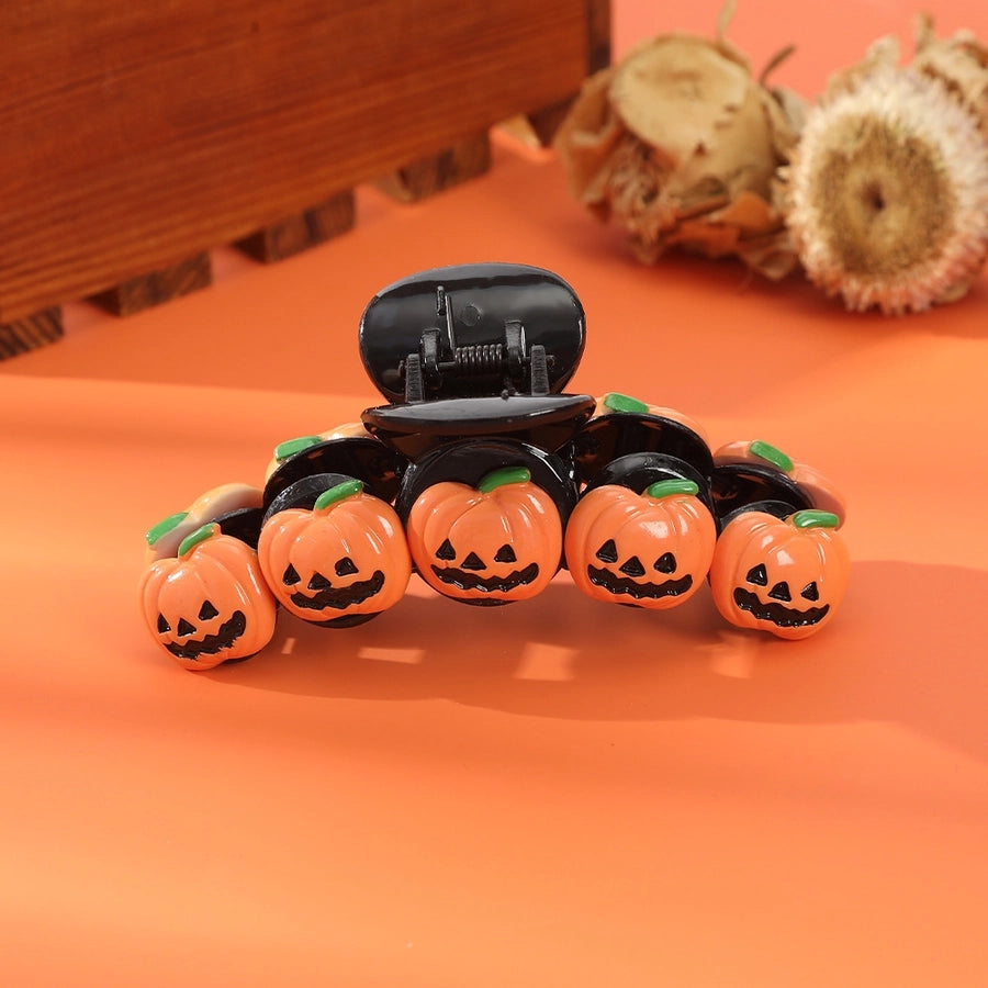 Halloween Women's Pumpkin Plastic Hair Claws