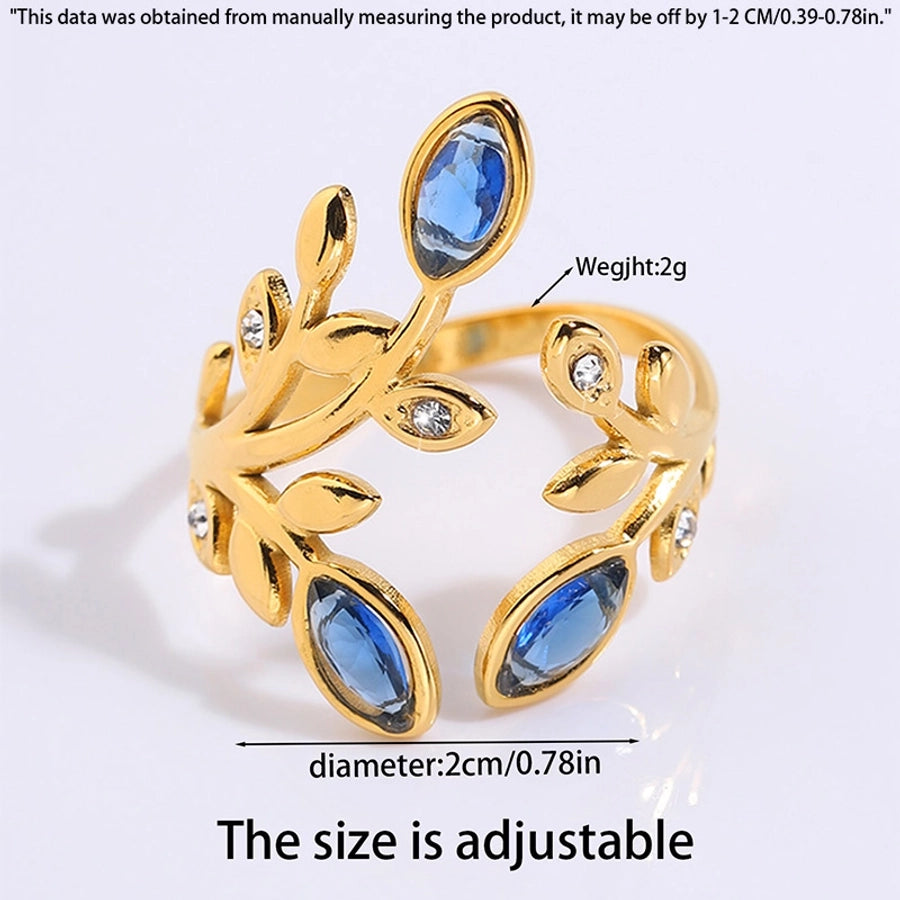 Jewelry Elegant Simple Style Shiny Geometric 304 Stainless Steel Open Rings