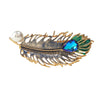 Women's Simple Style Classic Style Feather Zinc alloy Inlay Rhinestones Hair Clip