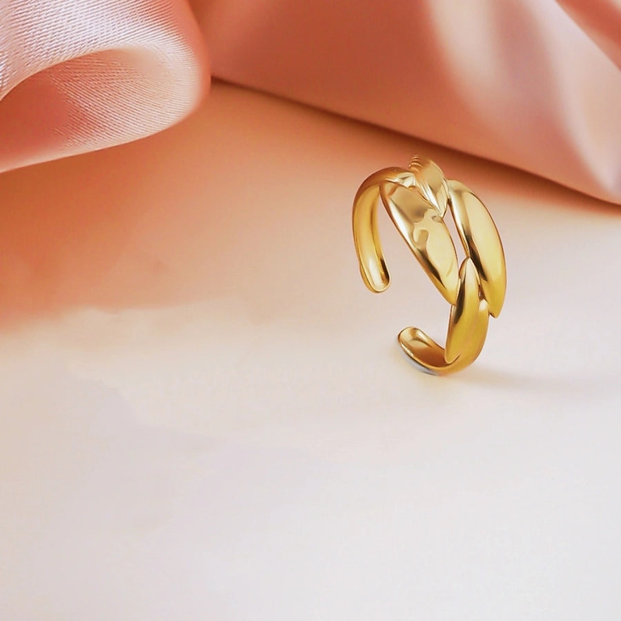 Jewelry Vintage Style Classic Style Geometric Titanium Steel Open Rings