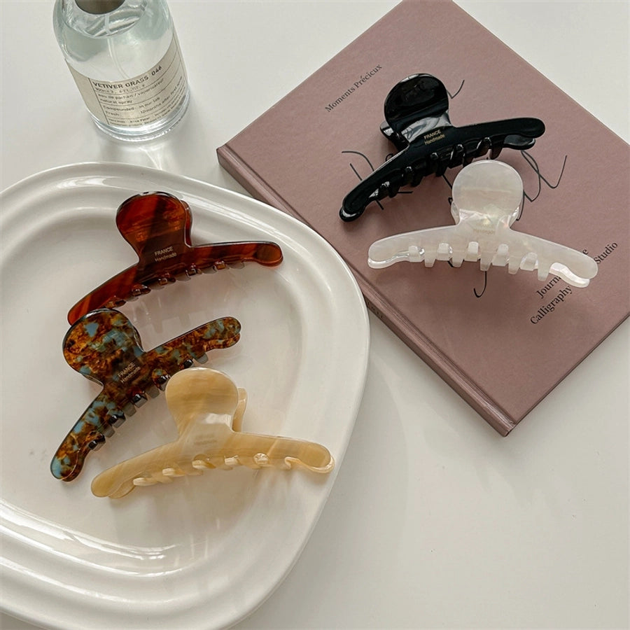 Women's Simple Style Classic Style Solid Color Acetic acid sheets Hair Claws