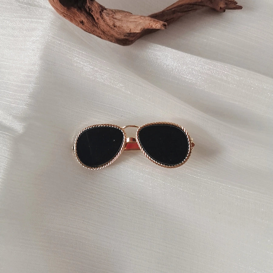 Fashion Elegant Glasses Hairpin Outgoing  Headwear Women's Online Red Style Side Clip Top Clip Hair Accessories Bangs Clip