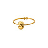 Jewelry Casual Simple Style Streetwear Letter 304 Stainless Steel 18K Gold Plated Open Rings