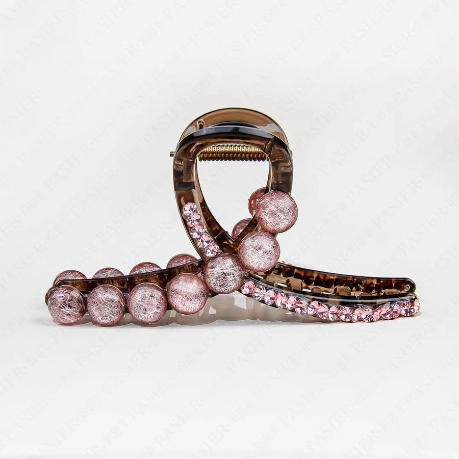 Women's Simple Style Commute Solid Color Arylic Hair Claws