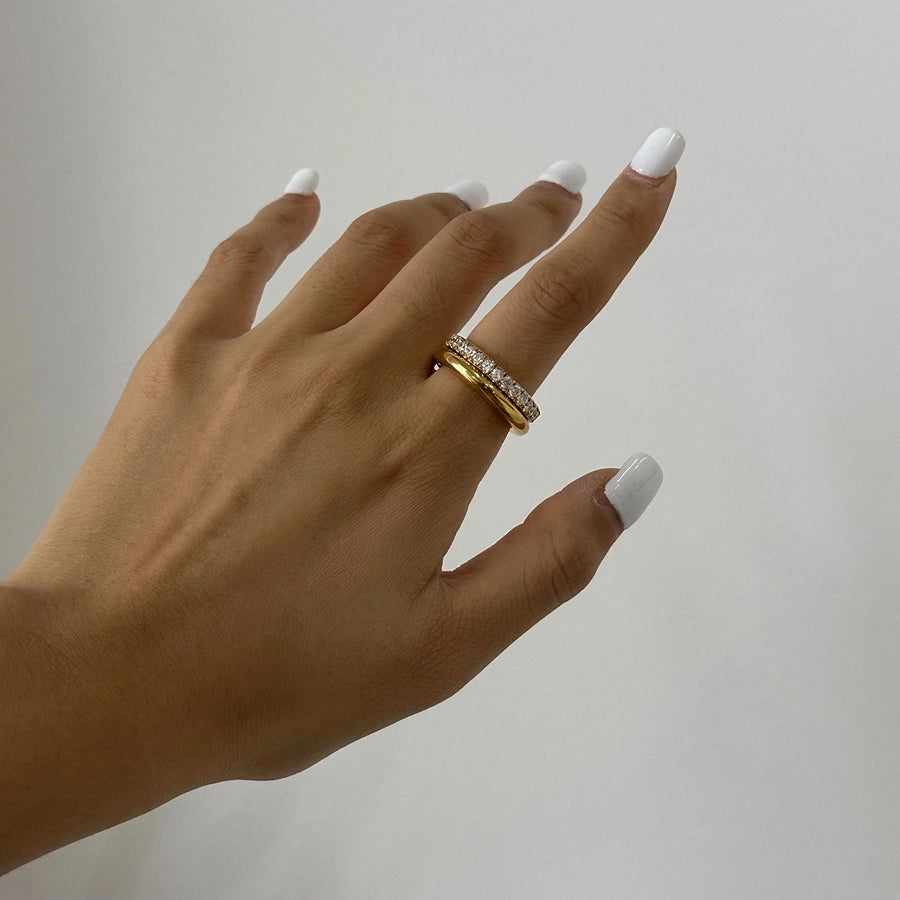 Jewelry Simple Style Classic Style Geometric 304 Stainless Steel Rings