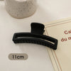simple style solid color plastic hair claws 1 piece