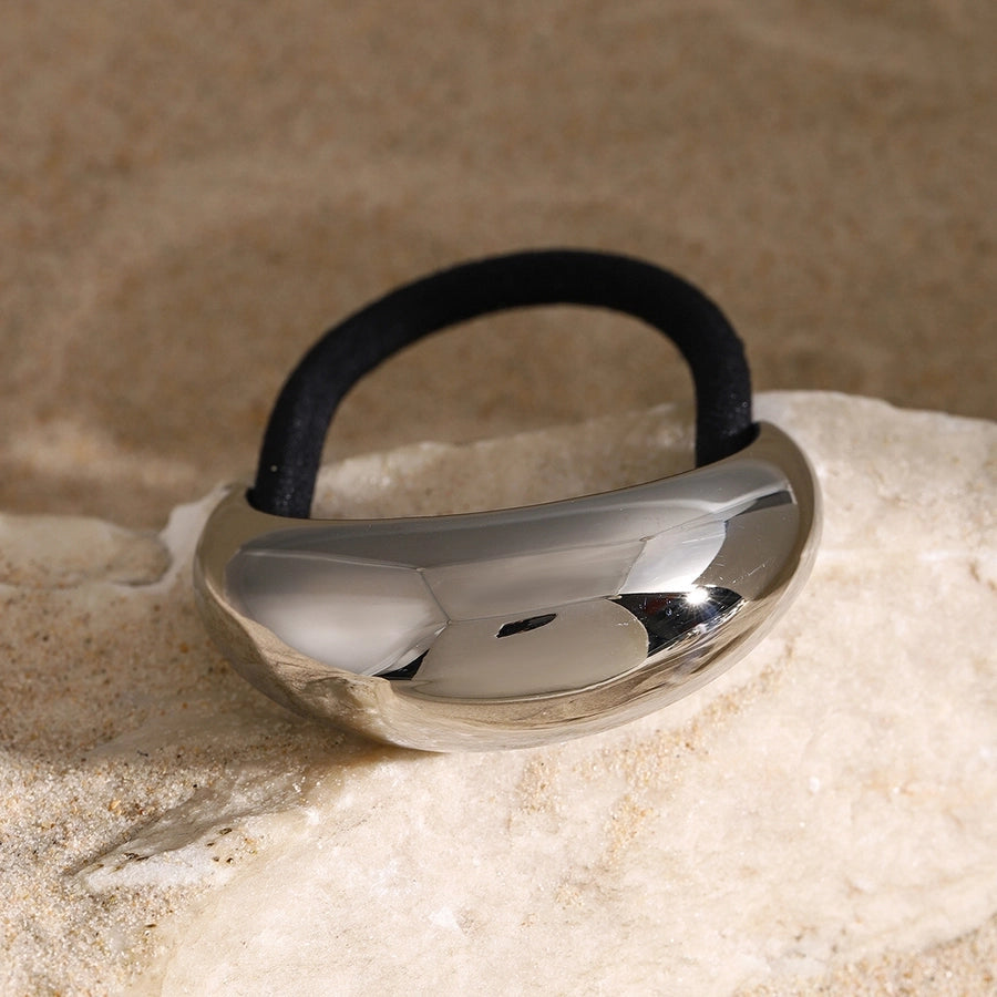 Unisex Simple Style Solid Color Solid Color 304 Stainless Steel Hair Tie