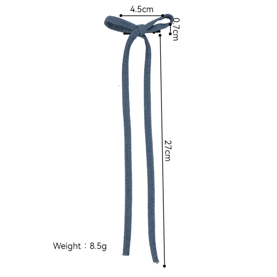 Women's Casual Preppy Style Artistic Bow Knot Alloy Cloth Hair Clip