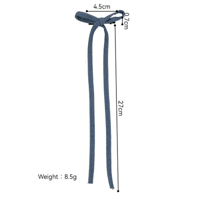 Women's Casual Preppy Style Artistic Bow Knot Alloy Cloth Hair Clip