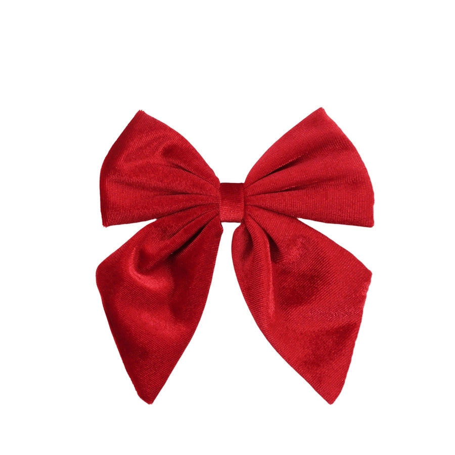 Women's Retro Bow Knot Flannel Hair Clip