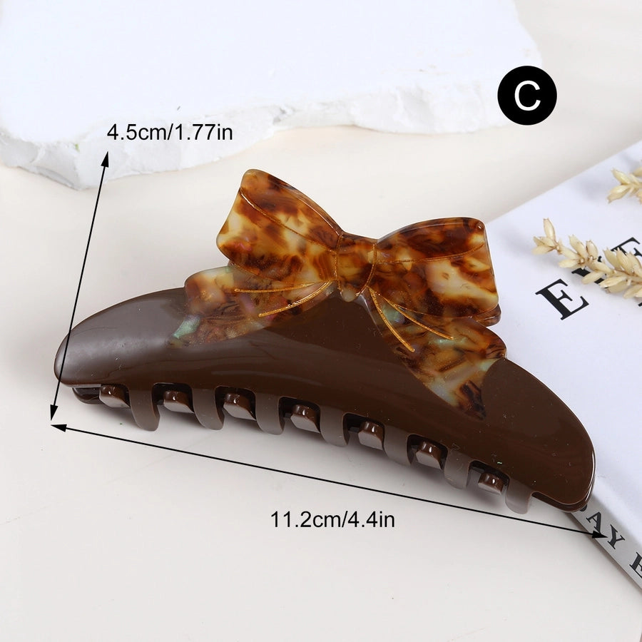 Women's Elegant Retro Bow Knot Acetic acid sheets Hair Claws