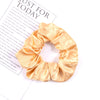 simple style solid color cloth hair tie