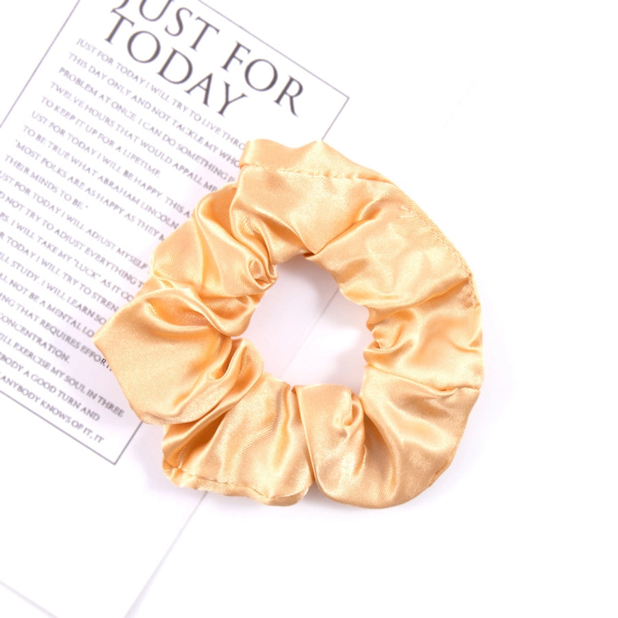 simple style solid color cloth hair tie