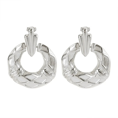 Jewelry Streetwear Geometric 304 Stainless Steel Plating Earrings Necklace