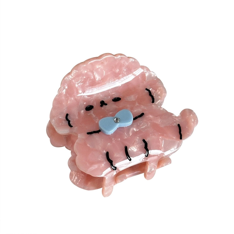 Women's Basic Simple Style Dog Acetic acid sheets Hair Claws