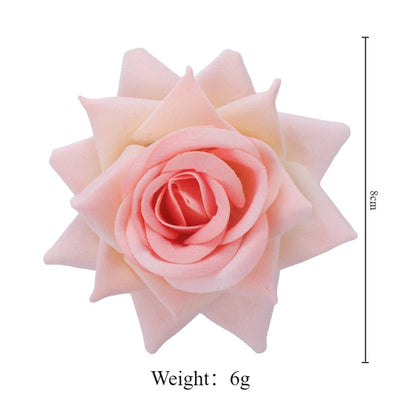 Women's Elegant Simple Style Flower Cloth Hair Clip