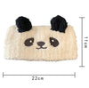 Women's Cute Panda Coral Fleece Hair Band