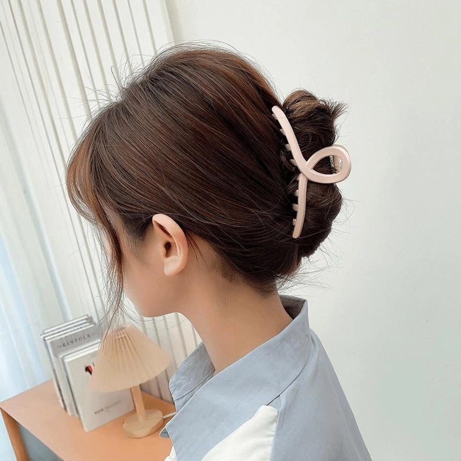 fashion geometric resin stoving varnish hair claws 1 piece