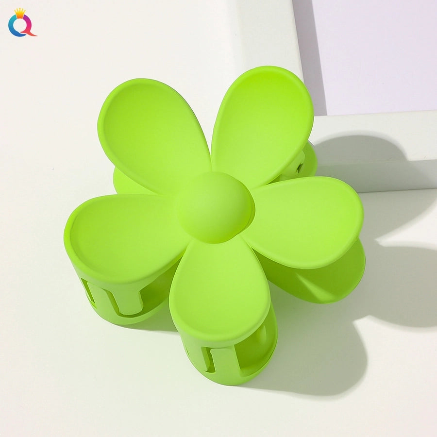 women's fashion flower plastic handmade hair claws