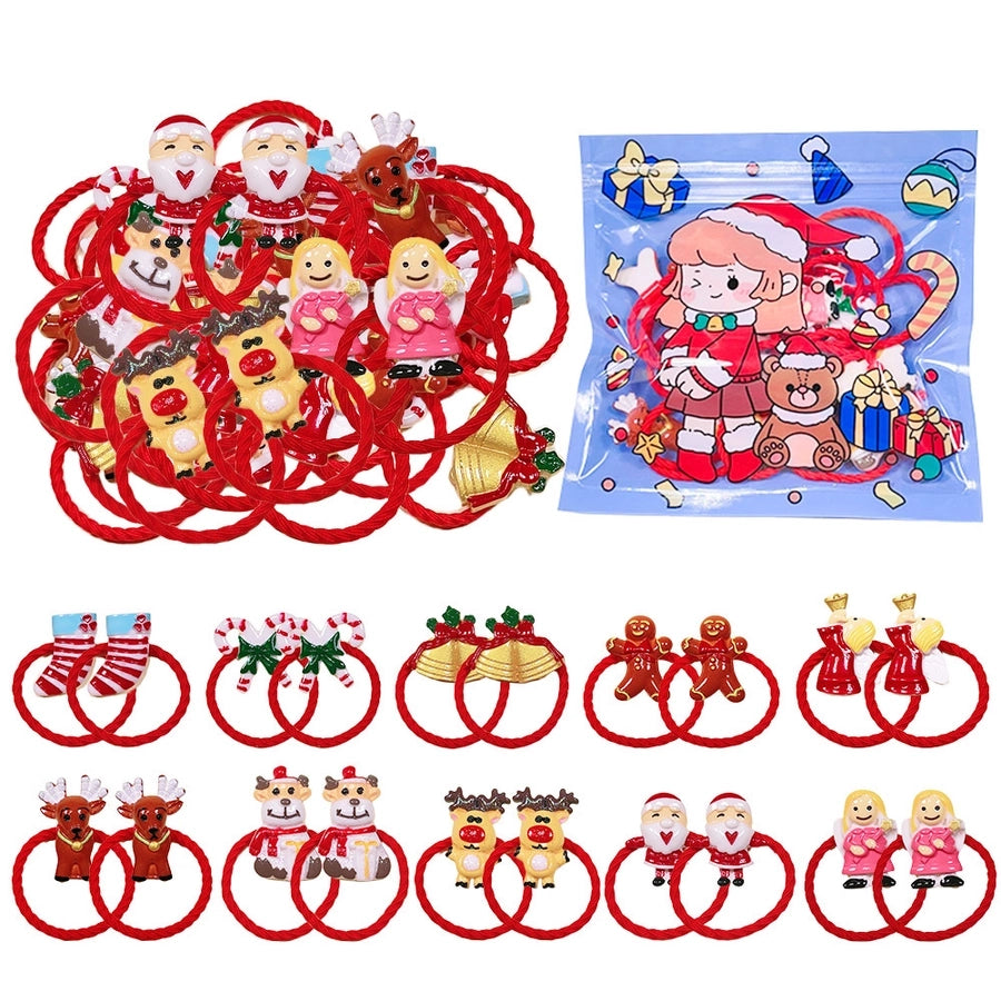Christmas Cute Kid'S Santa Claus Hair Tie