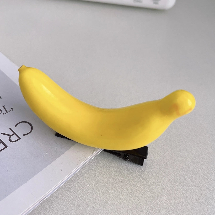 Women's Cute Fruit Vegetable Foam Hair Clip