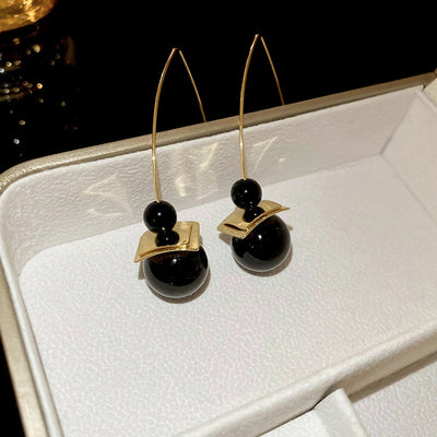 1 Pair Simple Style Round Plating Copper Resin Ear hook