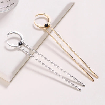women's elegant streetwear u shape metal hairpin