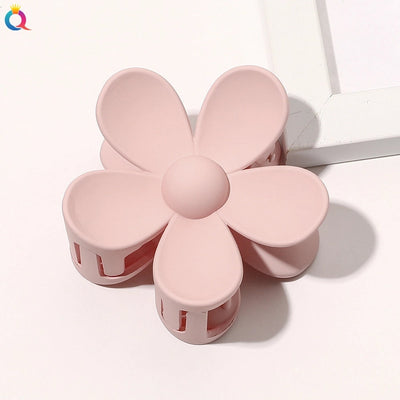 women's fashion flower plastic handmade hair claws