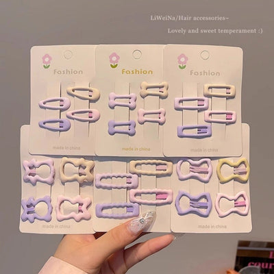 Women's Cute Solid Color Alloy Hair Clip