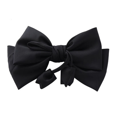 Women's Elegant Princess Sweet Bow Knot Tulip satin Hair Clip
